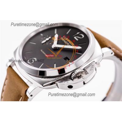 PAM00904 Luminor Due OP AXXXIV Automatic Mens Watch VSF 42mm Best Edition Gray Dial on Brown Asso Strap