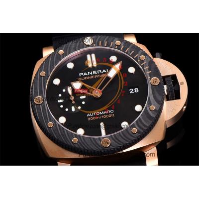 PAM01070 Submersible QuarantaQuattro Goldtech OroCarbo P900 Automatic Mens Watch VSF 44mm 1:1 Best Edition Black Dial o