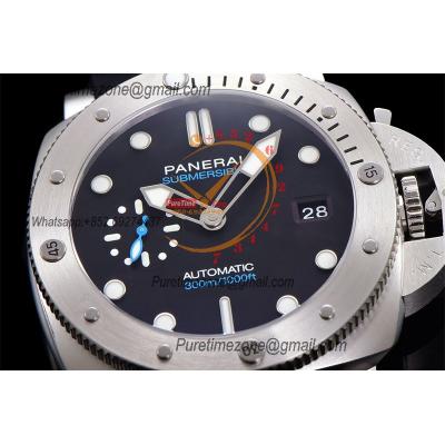 PAM01229 Submersible QuarantaQuattro P900 Automatic Mens Watch VSF 44mm 1:1 Best Edition Black Dial on Black Rubber