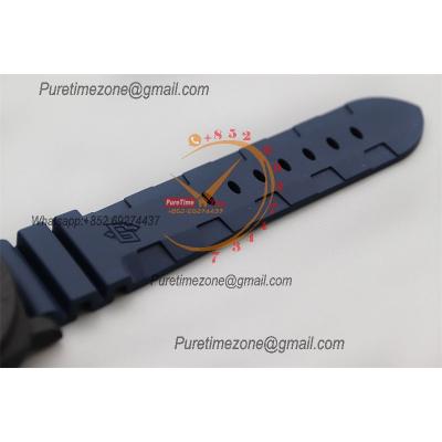 PAM01232 Submersible QuarantaQuattro Carbotec Blu Abisso P900 Automatic Mens Watch VSF 44mm Blue Dial Rubber Strap