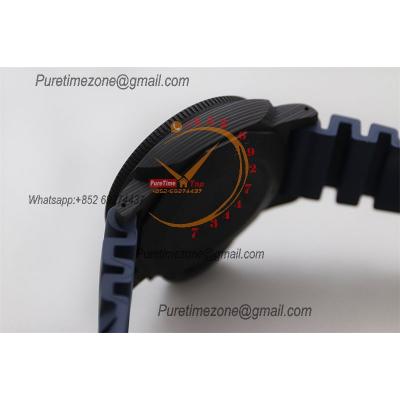 PAM01232 Submersible QuarantaQuattro Carbotec Blu Abisso P900 Automatic Mens Watch VSF 44mm Blue Dial Rubber Strap