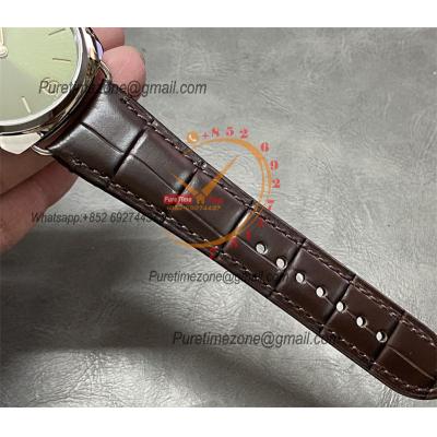 PAM01386 Radiomir Quaranta P900 Automatic Mens Watch 40mm VSF 1:1 Best Edition Green Dial on Brown Leather Strap