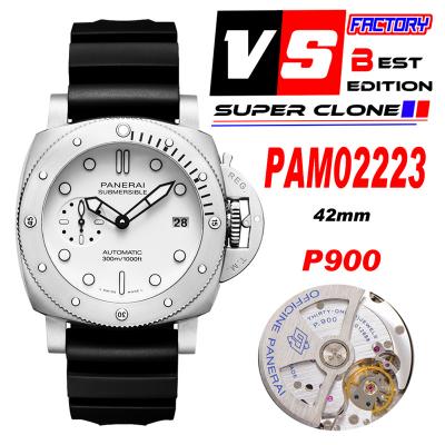 PAM02223  Submersible Bianco P900 Automatic Mens W...