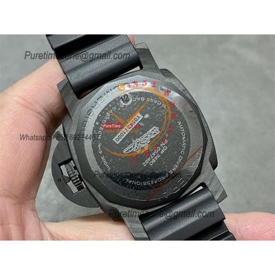 PAM02231  Submersible Carbotech P900 Automatic Mens Watch 42mm VSF Best Edition Black Dial Rubber Strap