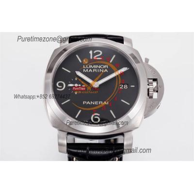 PAM00312 Luminor 1950 3 Days P9000 Automatic Mens Watch 44mm VSF V2 1:1 Best Edition Black Leather Strap