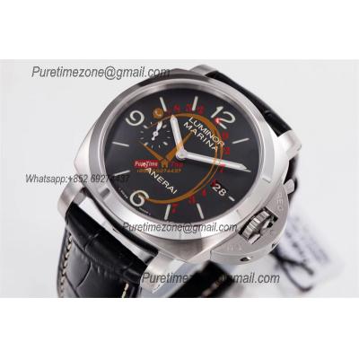 PAM00312 Luminor 1950 3 Days P9000 Automatic Mens Watch 44mm VSF V2 1:1 Best Edition Black Leather Strap