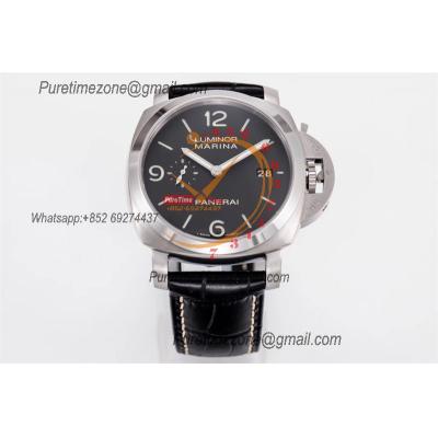 PAM00312 Luminor 1950 3 Days P9000 Automatic Mens Watch 44mm VSF V2 1:1 Best Edition Black Leather Strap