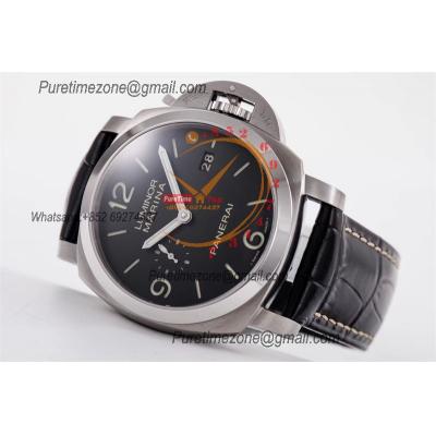 PAM00312 Luminor 1950 3 Days P9000 Automatic Mens Watch 44mm VSF V2 1:1 Best Edition Black Leather Strap