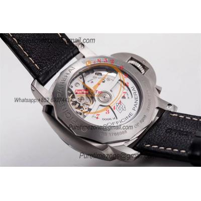 PAM00312 Luminor 1950 3 Days P9000 Automatic Mens Watch 44mm VSF V2 1:1 Best Edition Black Leather Strap