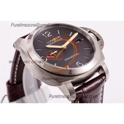 PAM00351 Luminor Marina 1950 3 Days P9000 Automatic Mens Watch VS 1:1 Best Edition Brown Leather Strap