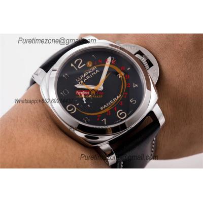 PAM00359 Luminor Marina 1950 3 Days P9000 Automatic Mens Watch VSF V2 1:1 Best Edition on Black Leather Strap