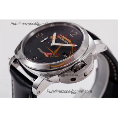 PAM00359 Luminor Marina 1950 3 Days P9000 Automatic Mens Watch VSF V2 1:1 Best Edition on Black Leather Strap