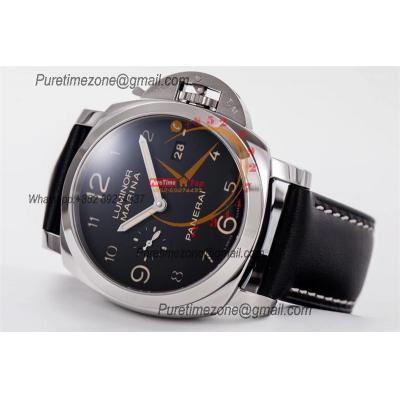 PAM00359 Luminor Marina 1950 3 Days P9000 Automatic Mens Watch VSF V2 1:1 Best Edition on Black Leather Strap