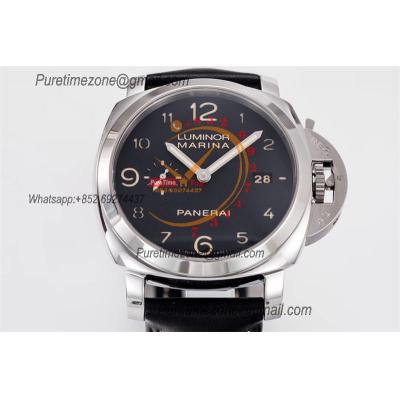 PAM00359 Luminor Marina 1950 3 Days P9000 Automatic Mens Watch VSF V2 1:1 Best Edition on Black Leather Strap