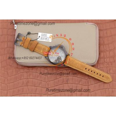 PAM00386 Luminor Marina 1950 3 Days P9000 Automatic Mens Watch VSF V2 1:1 Best Edition Brown Asso Strap