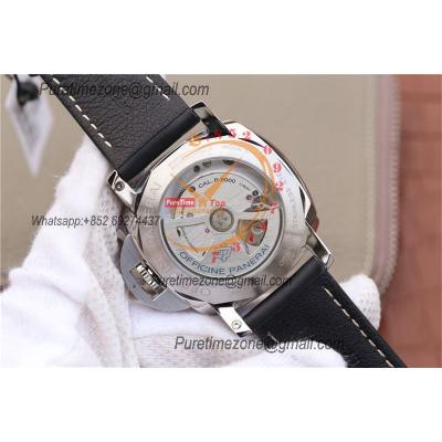 PAM00499 Luminor Marina 1950 P9000 Automatic Mens Watch VSF Best Edition on Black Leather Strap