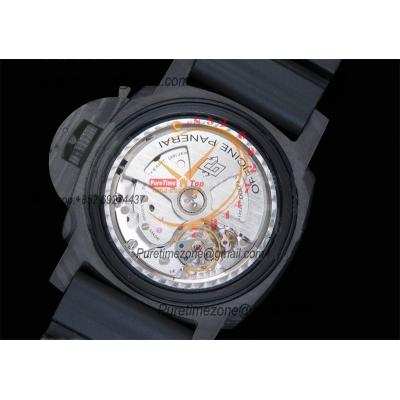 PAM00508 Luminor Submersible 1950 P9000 Automatic Mens Watch VSF V2 Ceramic Black Dial Leather Strap