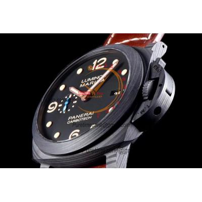 PAM00661 Luminor Marina 1950 3 Days Carbotech P9010 Automatic Mens Watch VSF 1:1 Best Edition Brown Leather Strap