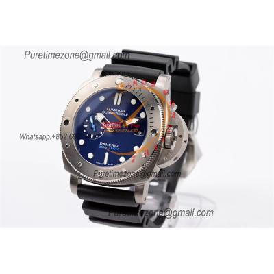 PAM00692 Submersible BMG-Tech Titanium P9010 Automatic Mens Watch VSF 1:1 Best Edition Black Rubber Strap