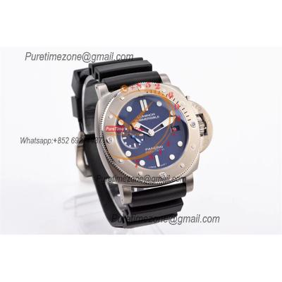 PAM00692 Submersible BMG-Tech Titanium P9010 Automatic Mens Watch VSF 1:1 Best Edition Black Rubber Strap