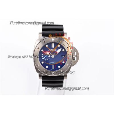 PAM00692 Submersible BMG-Tech Titanium P9010 Automatic Mens Watch VSF 1:1 Best Edition Black Rubber Strap