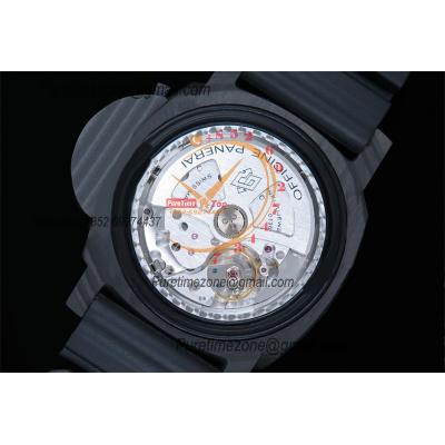 PAM00979 Luminor Submersible Carbotech  P9010 Automatic Mens Watch VSF Best Edition Carbon Dial Rubber Strap