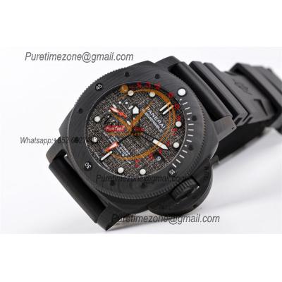 PAM01039 Submersible Luna Rossa Carbotech P9010 Automatic Mens Watch VSF Best Edition Grey Sail Dial Black Rubber Strap