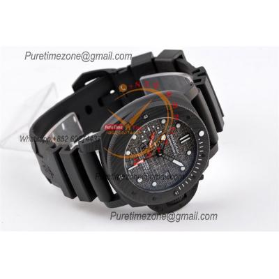 PAM01039 Submersible Luna Rossa Carbotech P9010 Automatic Mens Watch VSF Best Edition Grey Sail Dial Black Rubber Strap