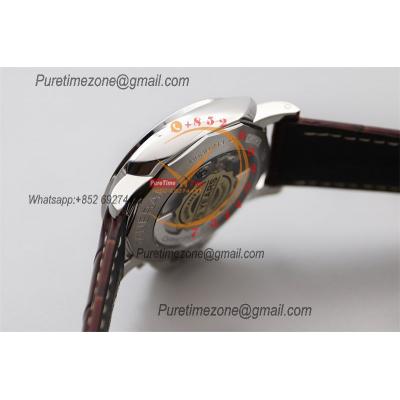 PAM01116 Platinumtech Luminor Marina P9010 Automatic Mens Watch VSF 1:1 Best Edition Green Dial Brown Leather Strap