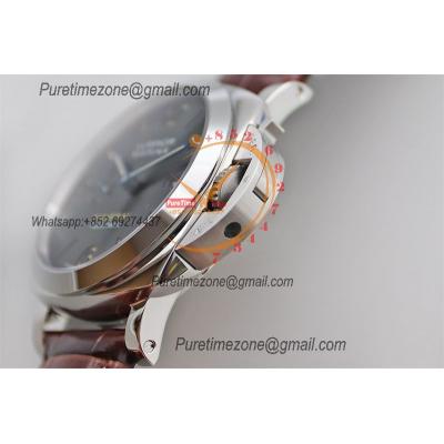 PAM01116 Platinumtech Luminor Marina P9010 Automatic Mens Watch VSF 1:1 Best Edition Green Dial Brown Leather Strap