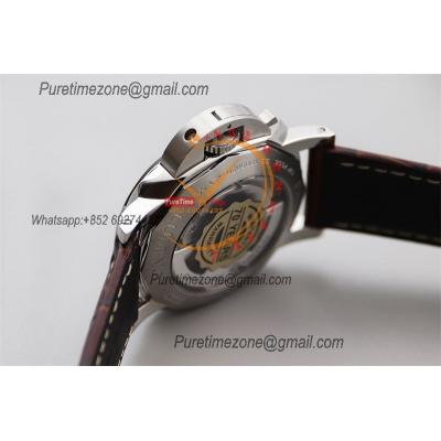 PAM01116 Platinumtech Luminor Marina P9010 Automatic Mens Watch VSF 1:1 Best Edition Green Dial Brown Leather Strap