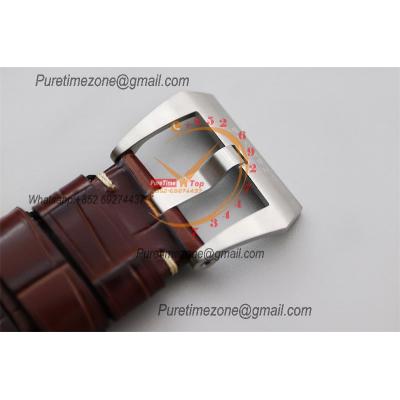 PAM01116 Platinumtech Luminor Marina P9010 Automatic Mens Watch VSF 1:1 Best Edition Green Dial Brown Leather Strap