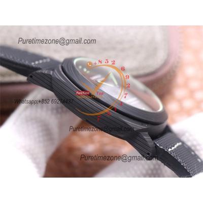 PAM01118 Luminor Marina Carbotech“Luminous Trilogy”P9010 Automatic Mens Watch VSF Best Edition on Black Sportech Strap