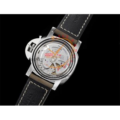 PAM01394 Luminor Marina P9010 Automatic Mens Watch 42mm VSF Best Edition White Dial Brown Asso Strap