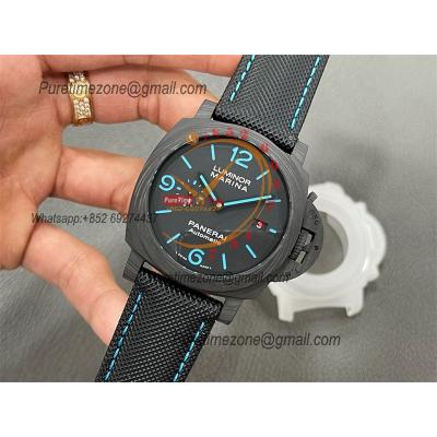 PAM01661 Luminor Marina Carbotech P9010 Automatic Mens Watch VSF 1:1 Best Edition Black Kevlar Composite Strap