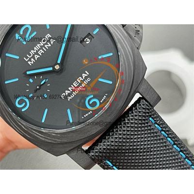 PAM01661 Luminor Marina Carbotech P9010 Automatic Mens Watch VSF 1:1 Best Edition Black Kevlar Composite Strap