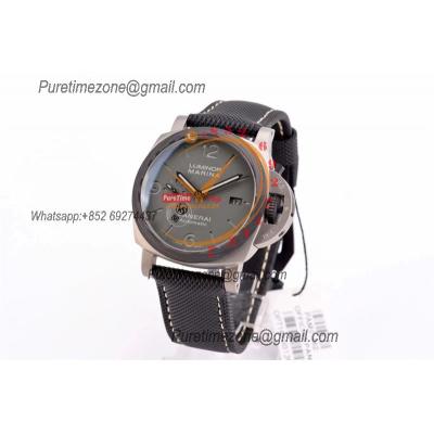 PAM01662 Luminor Marina TuttoGrigio P9010 Automatic Mens Watch VSF 1:1 Best Edition  Black Kevlar Composite Strap