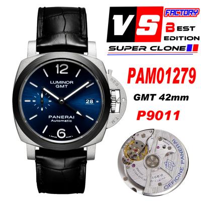 PAM01279 Luminor GMT P9011 Automatic Mens Watch 42...