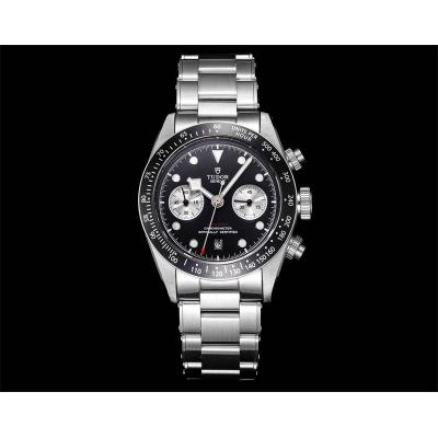 M79360N BLACK BAY CHRONO Automatic Chronograph Mens Watch TWF Black Dial Stainless Steel Bracelet Super Clone