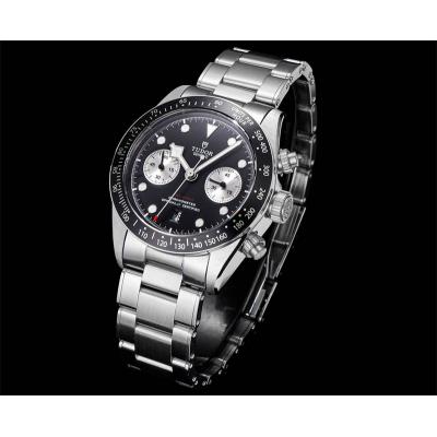 M79360N BLACK BAY CHRONO Automatic Chronograph Mens Watch TWF Black Dial Stainless Steel Bracelet Super Clone