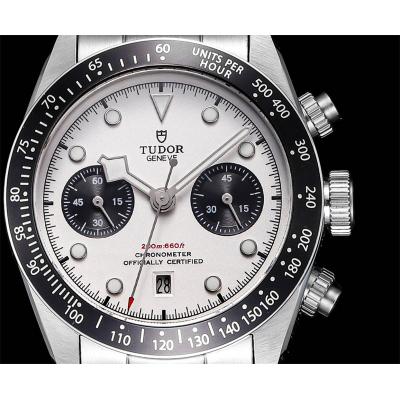 M79360N BLACK BAY CHRONO Automatic Chronograph Mens Watch TWF White Dial Stainless Steel Bracelet Super Clone