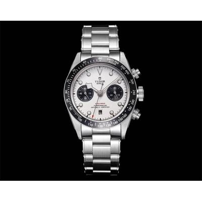 M79360N BLACK BAY CHRONO Automatic Chronograph Mens Watch TWF White Dial Stainless Steel Bracelet Super Clone