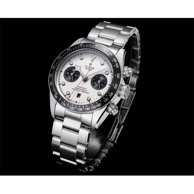 M79360N BLACK BAY CHRONO Automatic Chronograph Mens Watch TWF White Dial Stainless Steel Bracelet Super Clone