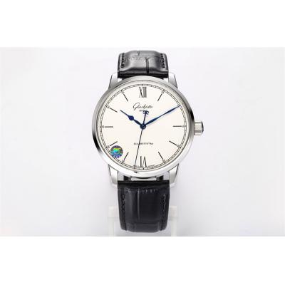 Senator Excellence A36-01 Automatic Mens Watch 3WF 1-36-01-01-02-30 White Dial Roman Black Leather Best Edition