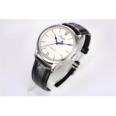 Senator Excellence A36-01 Automatic Mens Watch 3WF 1-36-01-01-02-30 White Dial Roman Black Leather Best Edition