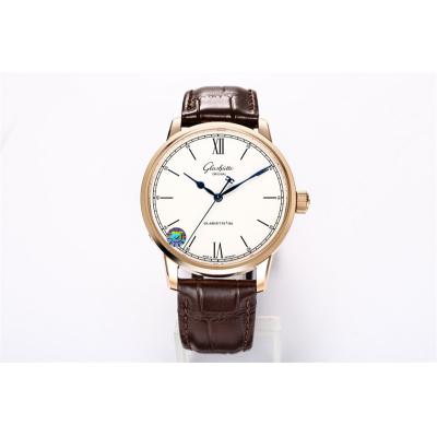 Senator Excellence A36-01 Automatic Mens Watch 3WF  1-36-01-02-05-30 RG White Dial Roman Brown Leather Best Edition