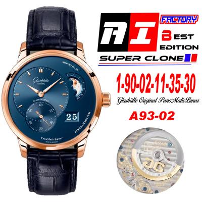 PanoMaticLunar MoonPhase A93-02 Automatic Mens Wat...