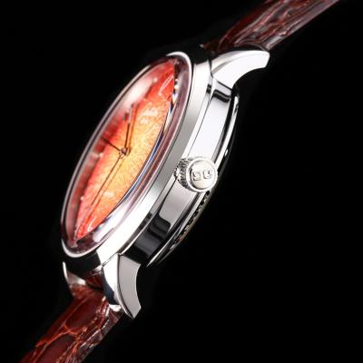 Senator Sixties A3952 Automatic Mens Watch 1-39-52-07-02-01 TWF Best Edition Steel Iconic Red Dial Brown Leather