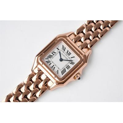 WGPN0007 Swiss Ronda Quartz Ladies Watch BVF 27mm Medium RG White Dial SS Bracelet Best Ediiton