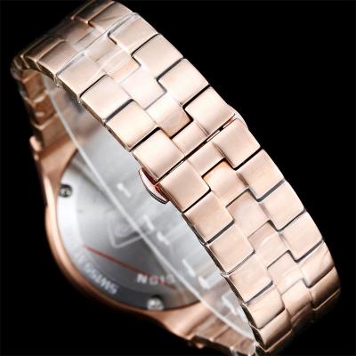 Porsche Design Chronotimer Collection Japan quartz chronograph Mens Watch Rose Gold Brown Dial SS Bracelet Stopwatch